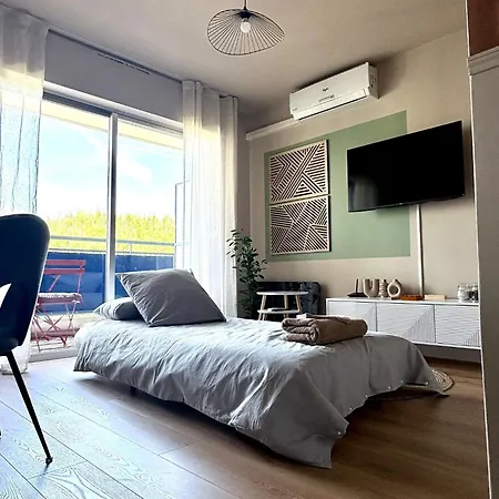 L'azuree - Cosy - Proche Plage, Centre Ville, Hippodrome Lejlighed